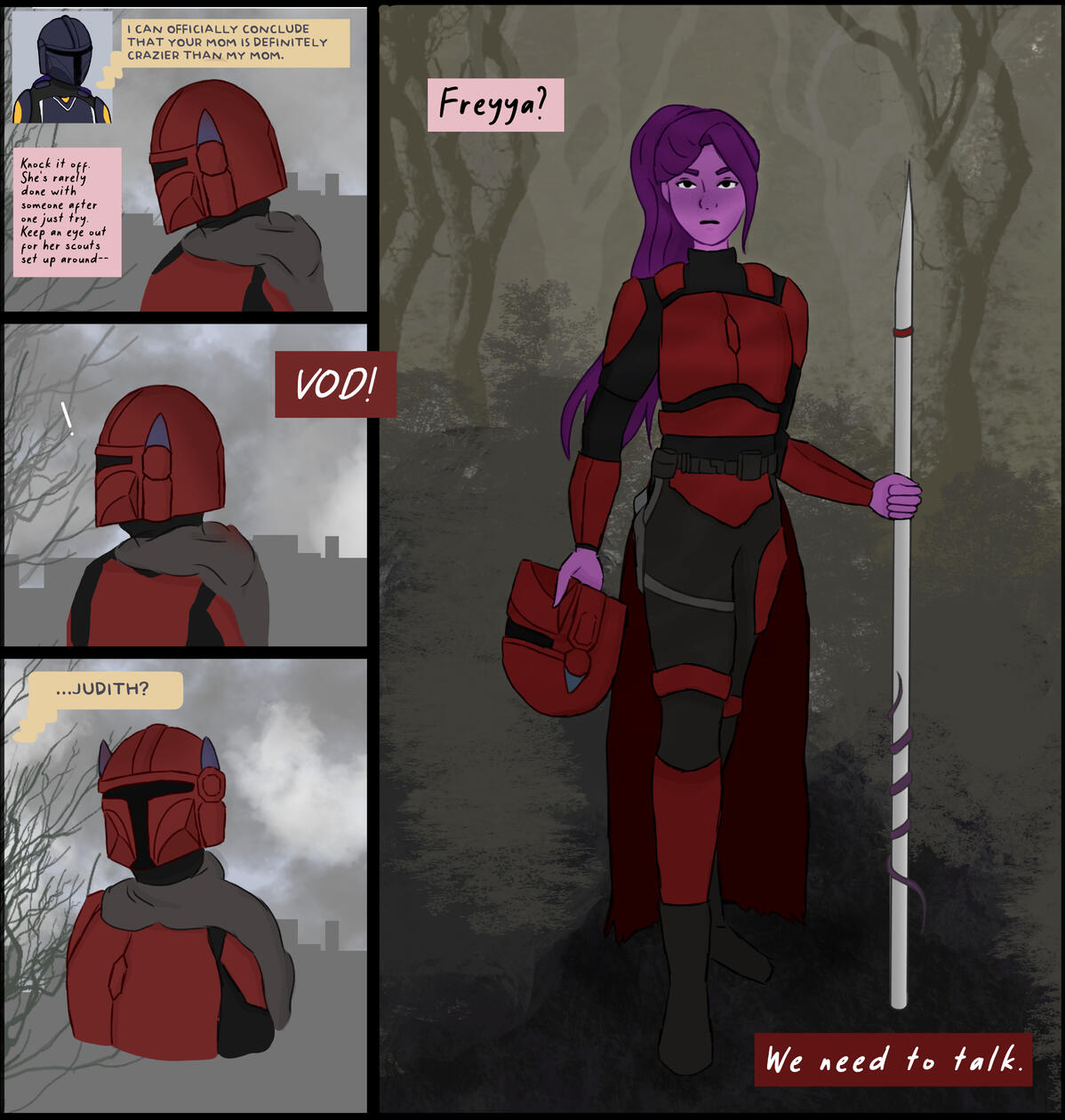 Freyya, Judith's siter